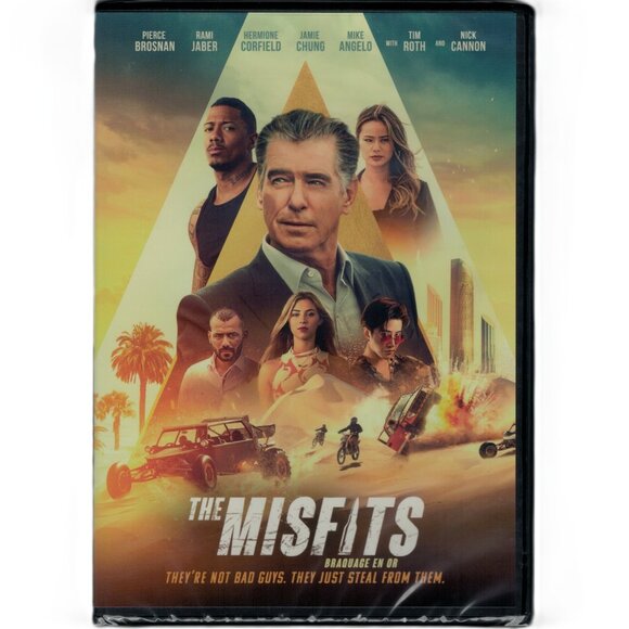 The Misfits (DVD) 2020 Pierce Brosnan, Tim Roth, Jamie Chung NEW - Picture 1 of 2